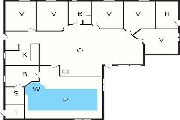 Foto van 12 persoons vakantie huis in Nordborg - Vakantiehuis in Nordborg - FloorPlan