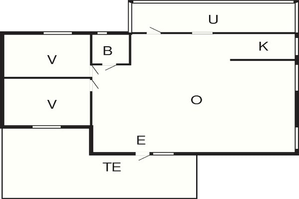 Foto van 6 persoons vakantie huis in SÖLVESBORG - Vakantiehuis in SÖLVESBORG - FloorPlan