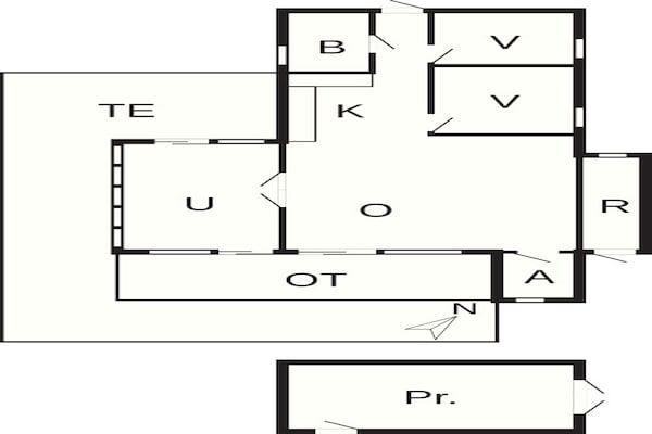 Foto van 6 persoons vakantie huis in Hadsund - Vakantiehuis in Hadsund - FloorPlan