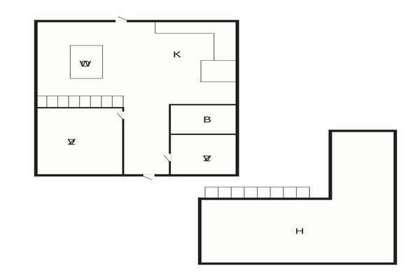 Foto van 6 persoons vakantie huis in Ørsted - Vakantiehuis in Ørsted - FloorPlan