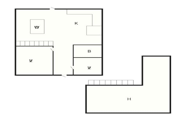 Foto van 6 persoons vakantie huis in Ørsted - Vakantiehuis in Ørsted - FloorPlan