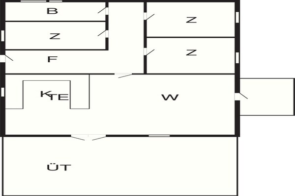 Foto van 6 persoons vakantie huis in Glesborg - Vakantiehuis in Glesborg - FloorPlan