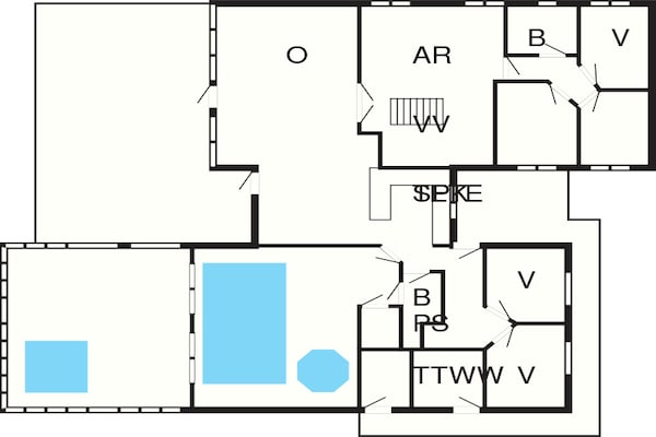 Foto van 14 persoons vakantie huis in Vejby - Vakantiehuis in Vejby - FloorPlan