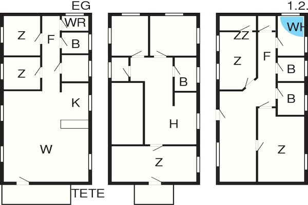 Foto van 15 persoons vakantie huis in Flatanger-By Traum - Vakantiehuis in Flatanger - FloorPlan