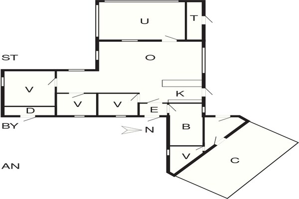 Foto van Kustcharme in albaek -- By Traum Ferienwohnungen - Vakantiehuis in Spøttrup - FloorPlan