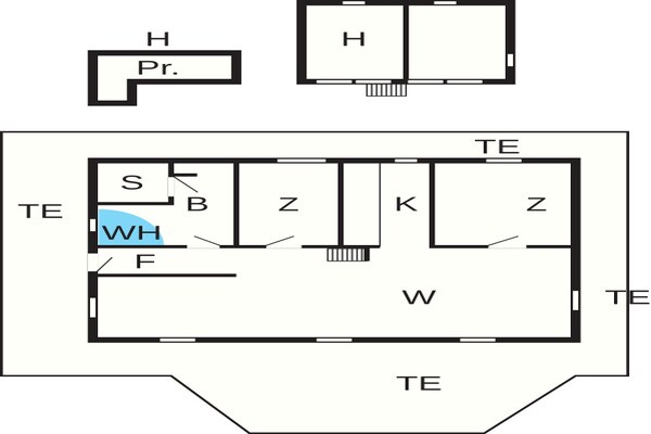 Foto van 6 persoons vakantie huis in Hals - Vakantiehuis in Hals - FloorPlan
