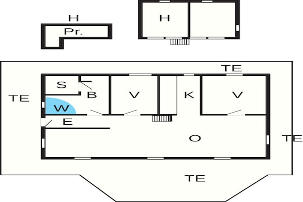Foto van 6 persoons vakantie huis in Hals - Vakantiehuis in Hals - FloorPlan