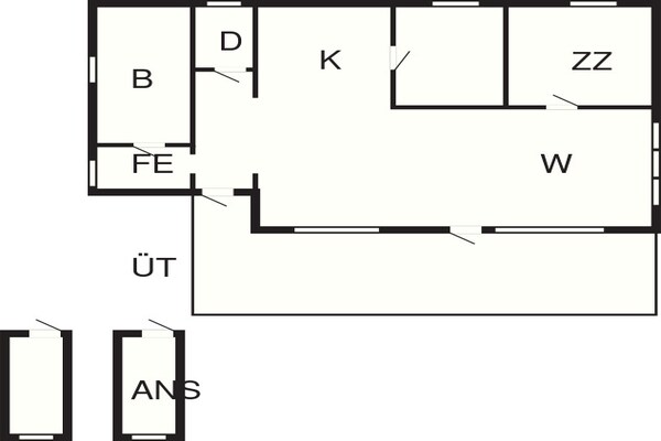 Foto van 7 persoons vakantie huis in JARFJORD-By Traum - Vakantiehuis in Jarfjord - FloorPlan