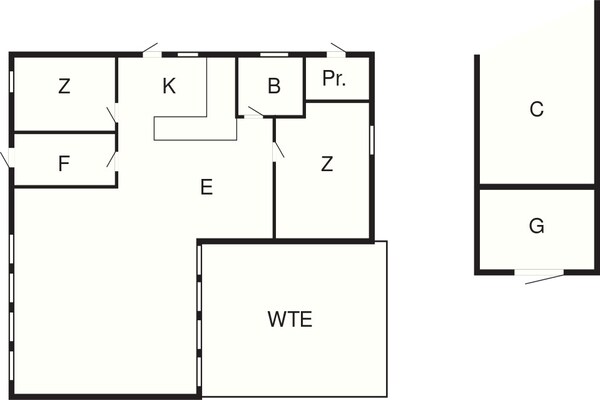 Foto van Afgelegen toevlucht bij Limfjorden -- By Traum Ferienwohnungen - FloorPlan