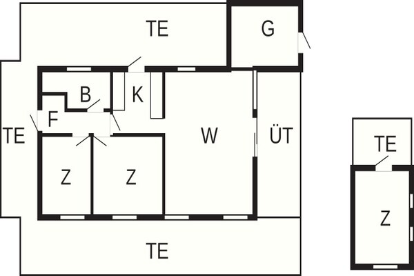 Foto van 6 persoons vakantie huis in Fårevejle-By Traum - Vakantiehuis in Fårevejle - FloorPlan
