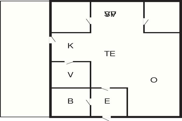 Foto van 7 persoons vakantie huis in Hjørring-By Traum - Vakantiehuis in Hjørring - FloorPlan