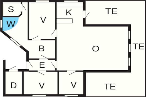Foto van 6 persoons vakantie huis in Spøttrup-By Traum - Vakantiehuis in Spøttrup - FloorPlan