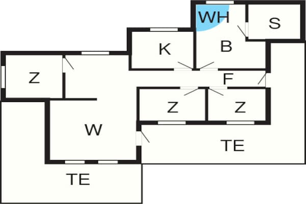 Foto van 6 persoons vakantie huis in Hadsund-By Traum - Vakantiehuis in Hadsund - FloorPlan