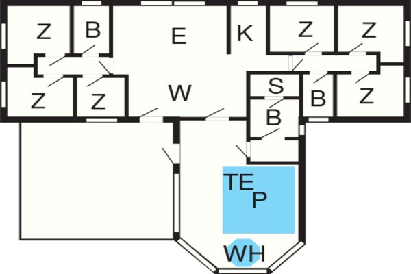 Foto van 12 persoons vakantie huis in Væggerløse-By Traum - FloorPlan