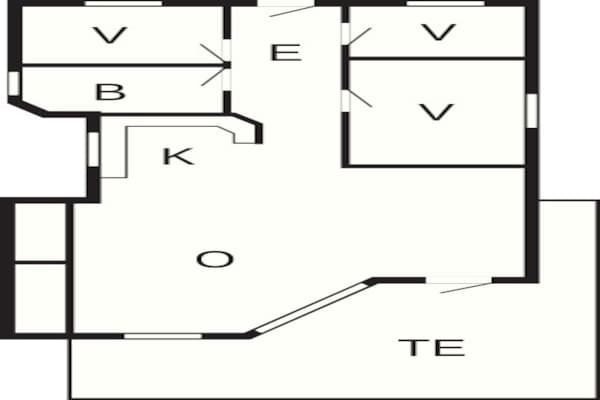 Foto van 6 persoons vakantie huis in Hadsund - Vakantiehuis in Hadsund - FloorPlan