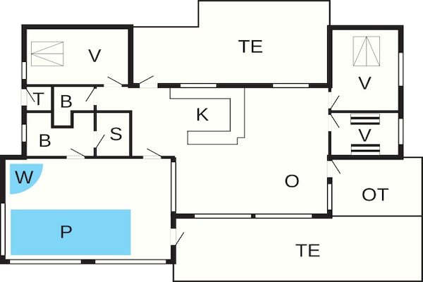 Foto van 10 persoons vakantie huis in Hjørring-By Traum - Vakantiehuis in Hjørring - FloorPlan