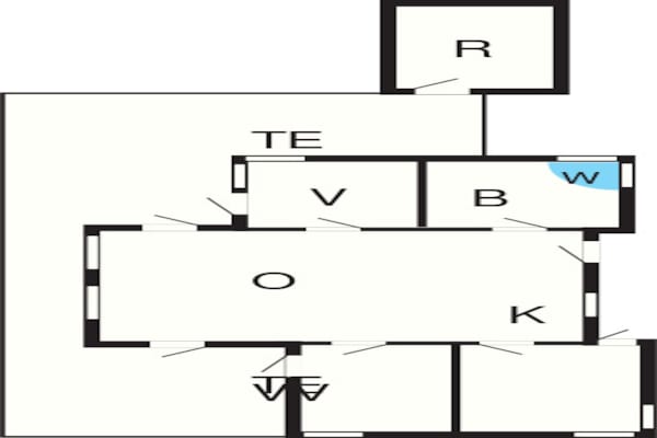 Foto van 6 persoons vakantie huis in Hjørring-By Traum - Vakantiehuis in Hjørring - FloorPlan