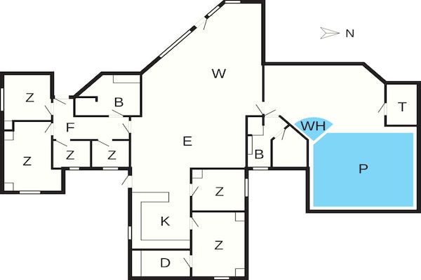 Foto van 12 persoons vakantie huis in Væggerløse-By Traum - FloorPlan