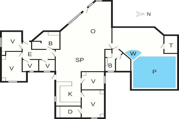 Foto van 12 persoons vakantie huis in Væggerløse-By Traum - FloorPlan