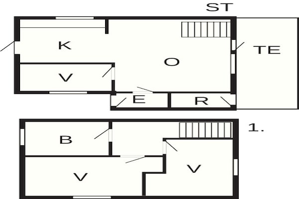 Foto van 6 persoons vakantie huis in Rømø-By Traum - Vakantiehuis in Rømø - FloorPlan