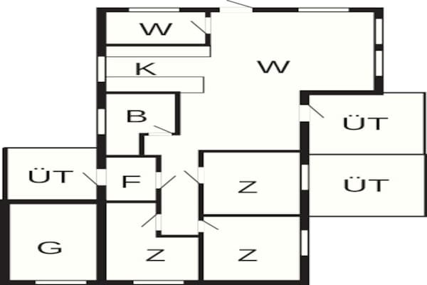 Foto van 6 persoons vakantie huis in Haderslev-By Traum - Vakantiehuis in Haderslev - FloorPlan