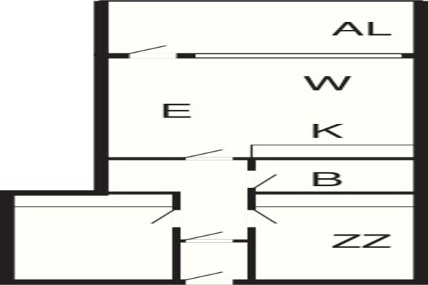 Foto van Appartement in Fano vlakbij de kust - Vakantiehuis in Fanø - FloorPlan