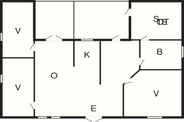 Foto van 6 persoons vakantie huis in Vejby-By Traum - Vakantiehuis in Vejby - FloorPlan