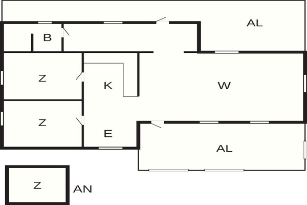 Foto van 6 persoons vakantie huis in HOLSLJUNGA-By Traum - Vakantiehuis in HOLSLJUNGA - FloorPlan