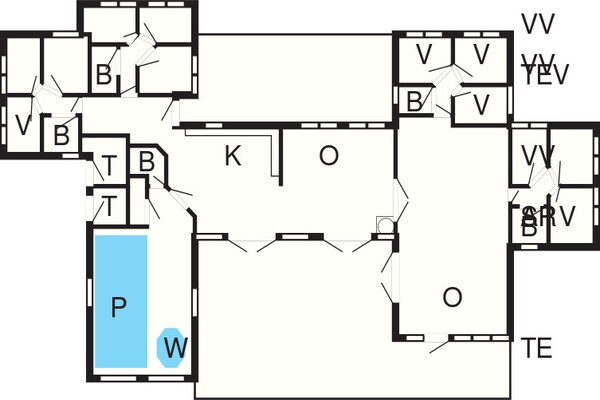 Foto van Luxe verblijf in Mommark - Vakantiehuis in Sydals - FloorPlan