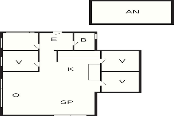 Foto van 8 persoons vakantie huis in Ålbæk-By Traum - Vakantiehuis in Ålbæk - FloorPlan