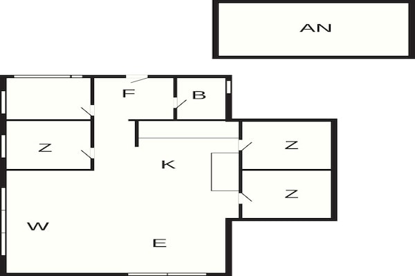 Foto van 8 persoons vakantie huis in Ålbæk-By Traum - Vakantiehuis in Ålbæk - FloorPlan