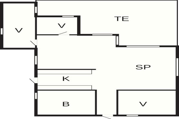 Foto van 6 persoons vakantie huis in Lemvig-By Traum - Vakantiehuis in Lemvig - FloorPlan
