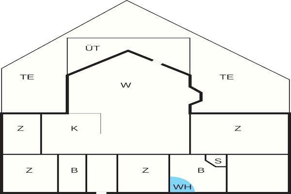 Foto van 10 persoons vakantie huis in Hemmet - Vakantiehuis in Hemmet - FloorPlan
