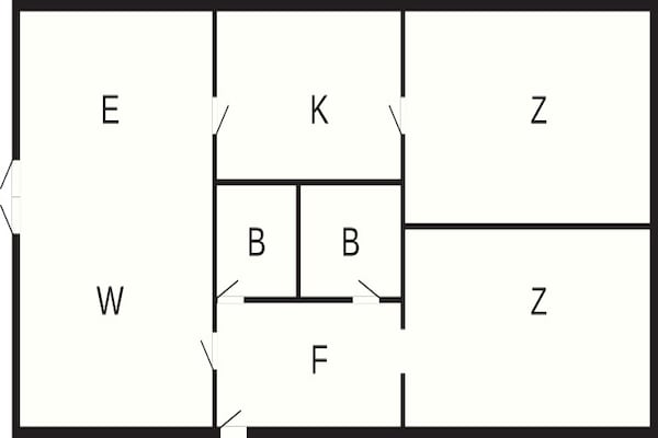 Foto van 6 persoons vakantie huis in Rudkøbing-By Traum - Vakantiehuis in Rudkøbing - FloorPlan