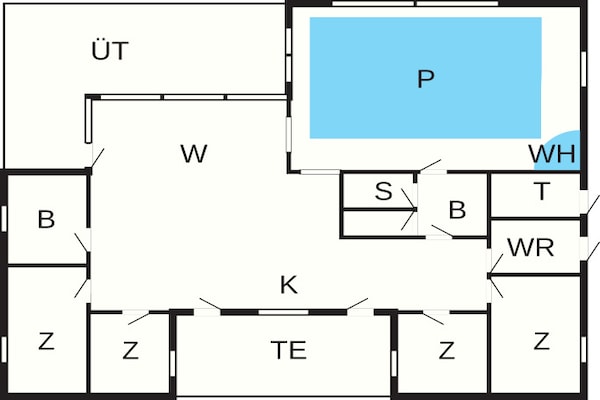 Foto van 12 persoons vakantie huis in Væggerløse-By Traum - FloorPlan
