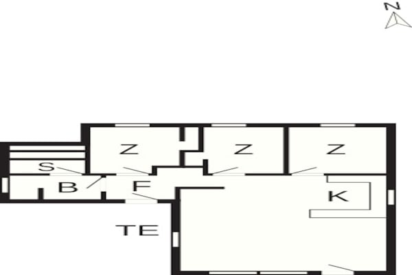 Foto van Gezellig strandhuis -- By Traum Ferienwohnungen - Vakantiehuis in Rømø - FloorPlan