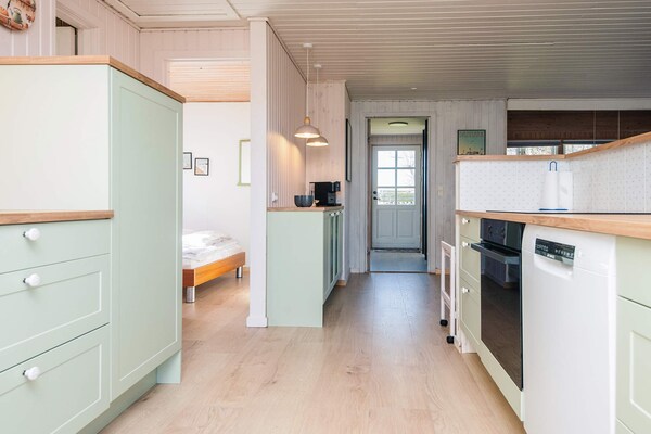 Foto van Strandhuisje met aanbouw - Vakantiehuis in Grenaa - Indoor