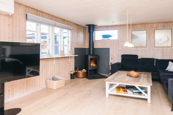 Foto van Strandhuisje met aanbouw - Vakantiehuis in Grenaa - Indoor
