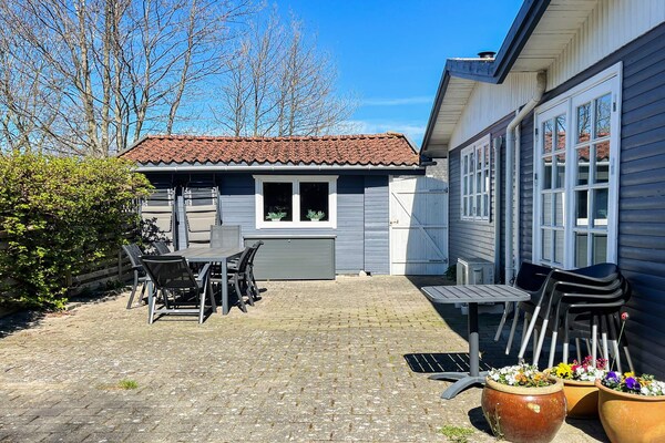 Foto van Strandhuisje met aanbouw - Vakantiehuis in Grenaa - View