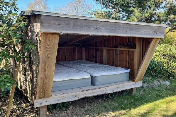Foto van Strandhuisje met aanbouw - Vakantiehuis in Grenaa - View