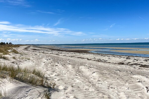 Foto van Strandhuisje met aanbouw - Vakantiehuis in Grenaa - View