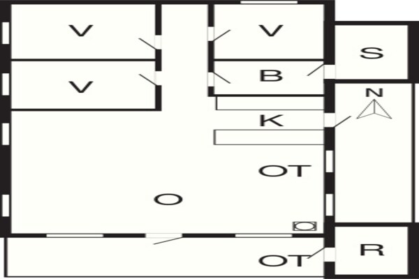 Foto van Gezellig saunahuis met barbecue - Vakantiehuis in Fanø - FloorPlan