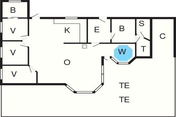 Foto van 6 persoons vakantie huis in Hals-By Traum - Vakantiehuis in Hals - FloorPlan