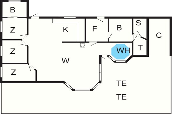 Foto van 6 persoons vakantie huis in Hals-By Traum - Vakantiehuis in Hals - FloorPlan