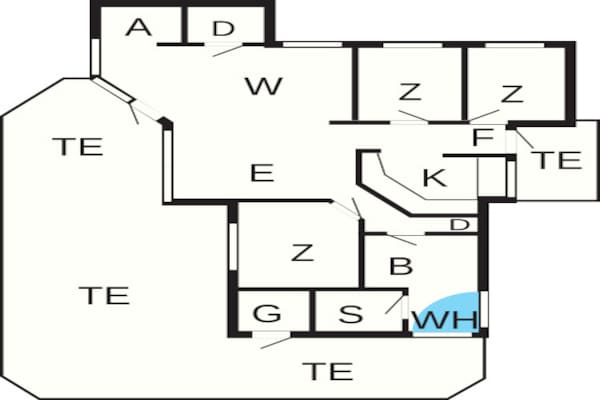 Foto van 7 persoons vakantie huis in Asnæs-By Traum - Vakantiehuis in Asnæs - FloorPlan