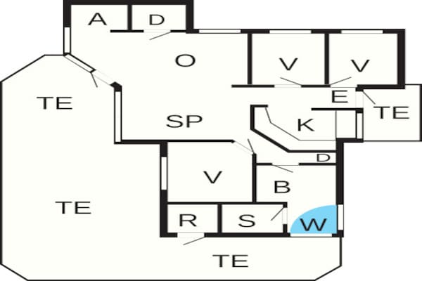 Foto van 7 persoons vakantie huis in Asnæs-By Traum - Vakantiehuis in Asnæs - FloorPlan