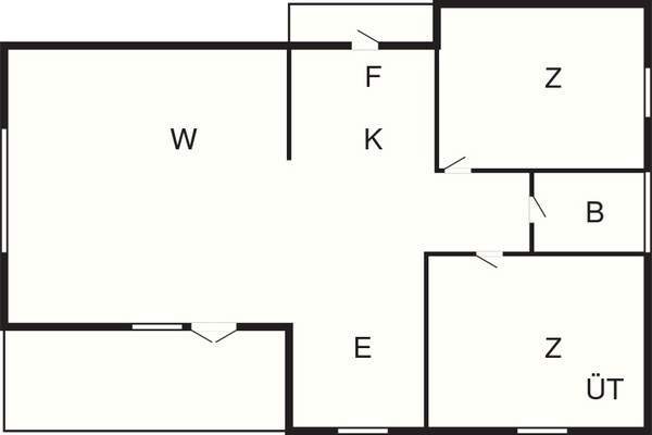 Foto van 6 persoons vakantie huis in Henne-By Traum - Vakantiehuis in Henne - FloorPlan