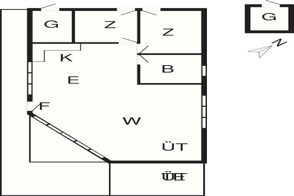 Foto van 6 persoons vakantie huis in Idestrup-By Traum - Vakantiehuis in Idestrup - FloorPlan