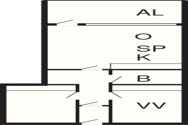 Foto van 6 persoons vakantie huis op een vakantie park in Fanø - FloorPlan