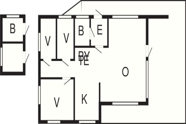 Foto van 7 persoons vakantie huis in Skjold-By Traum - Vakantiehuis in Skjold - FloorPlan